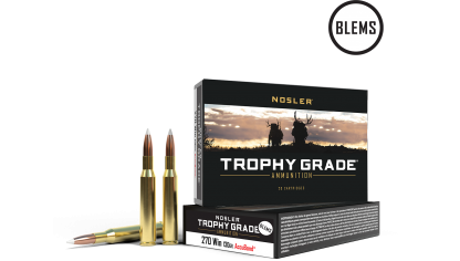 270 Win 130gr AccuBond Trophy Grade Ammunition(20ct) (BLEM)