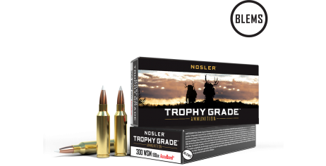 300 WSM 180gr Accubond Trophy Grade Ammunition(20ct) (BLEM)