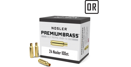 24 Nosler Premium Brass (100ct)